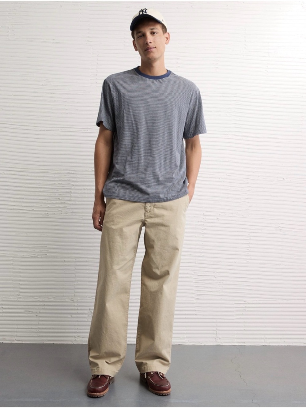 AE Flex Ultra Baggy Lived-In Khaki Pant 34x34”